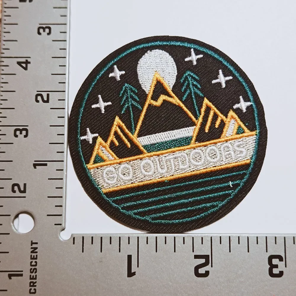 Iron On Patch-Crafts Material DIY Accessory-go outdoors nature‎ mountain trees